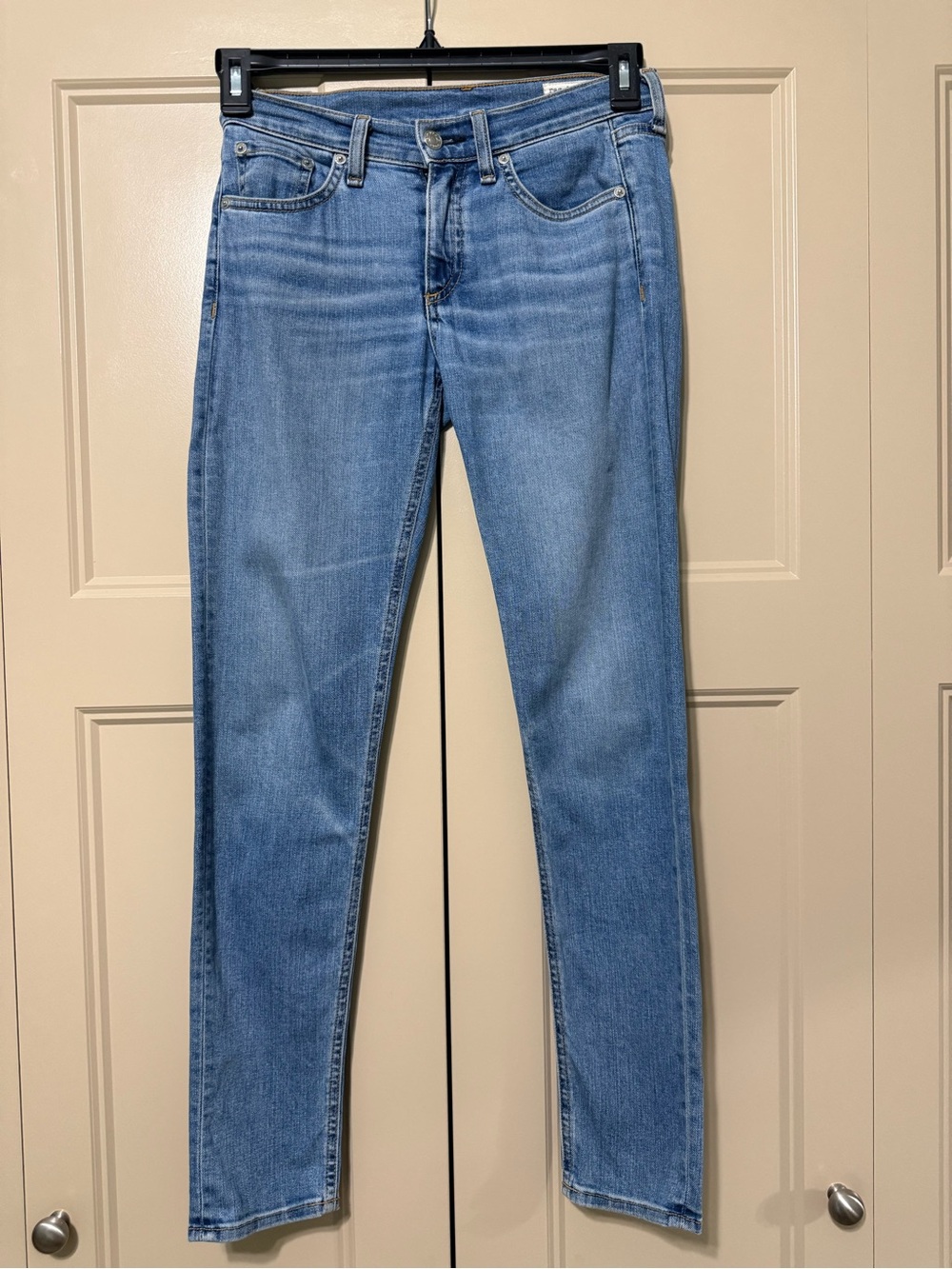 rag & bone light blue skinny jeans